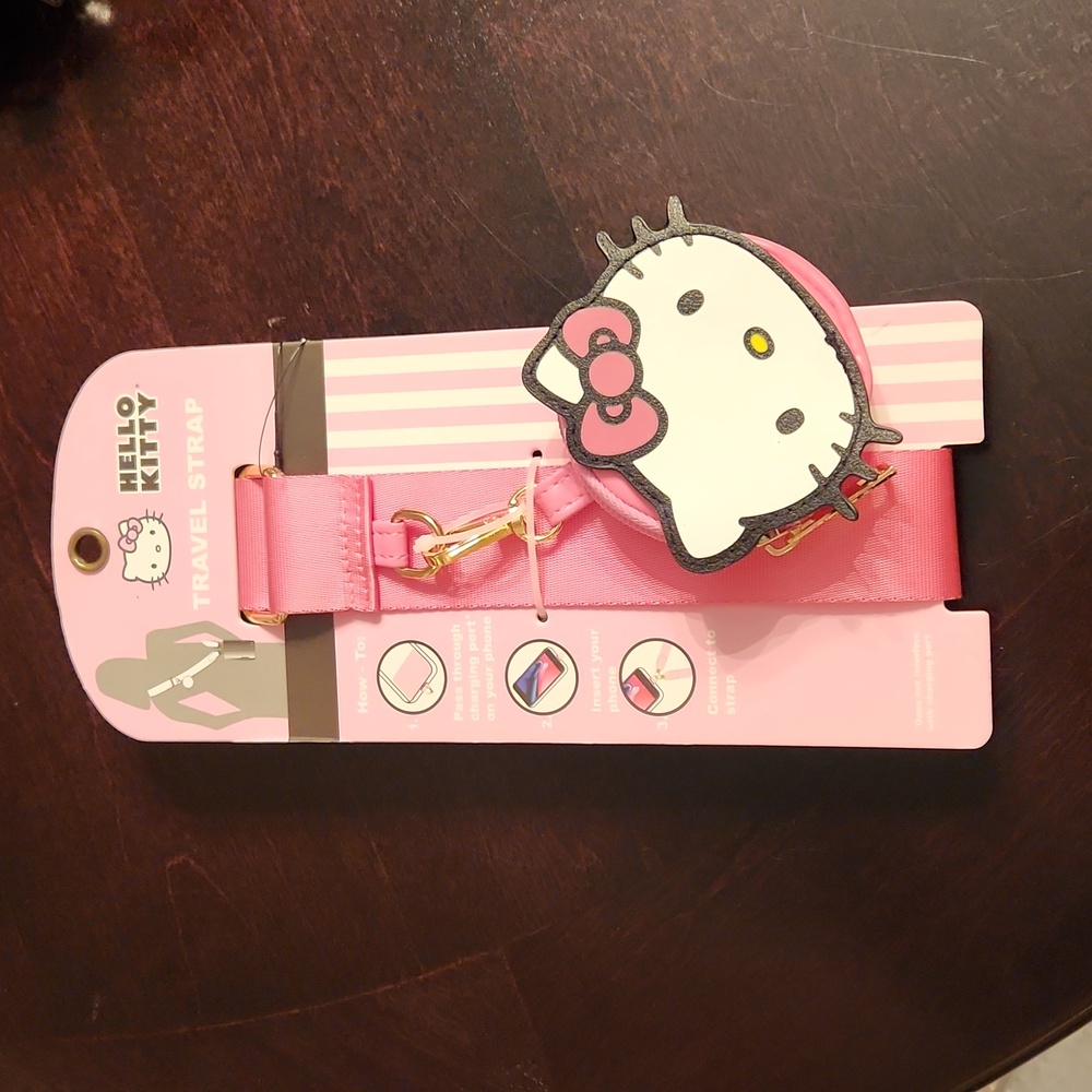 NWT ❗️ Hello Kitty travel straps  pink
